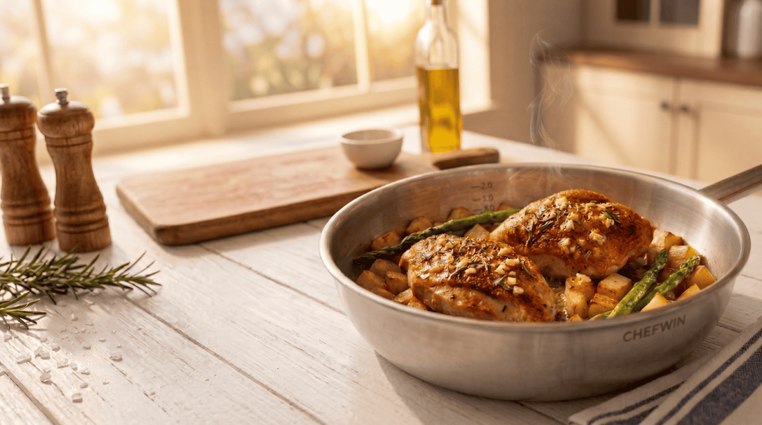 The Best One-Pan Crispy Chicken & Potatoes