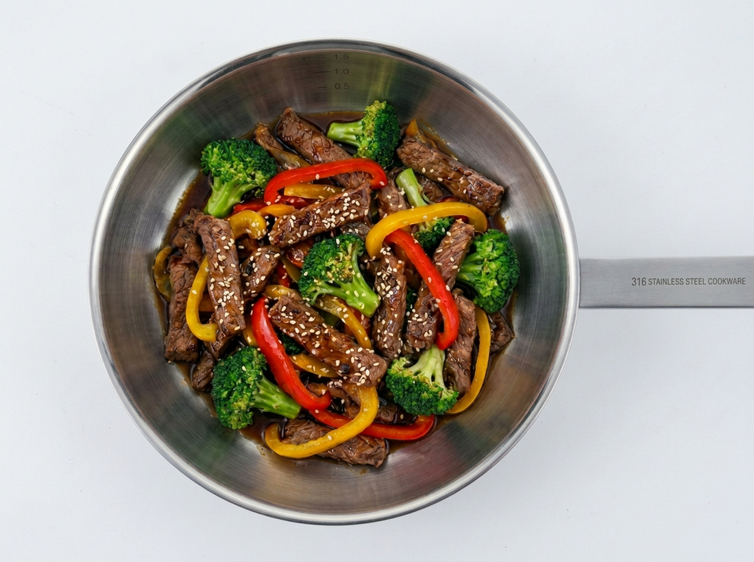 Quick & Savory: Beef & Vegetable Stir-Fry over Rice