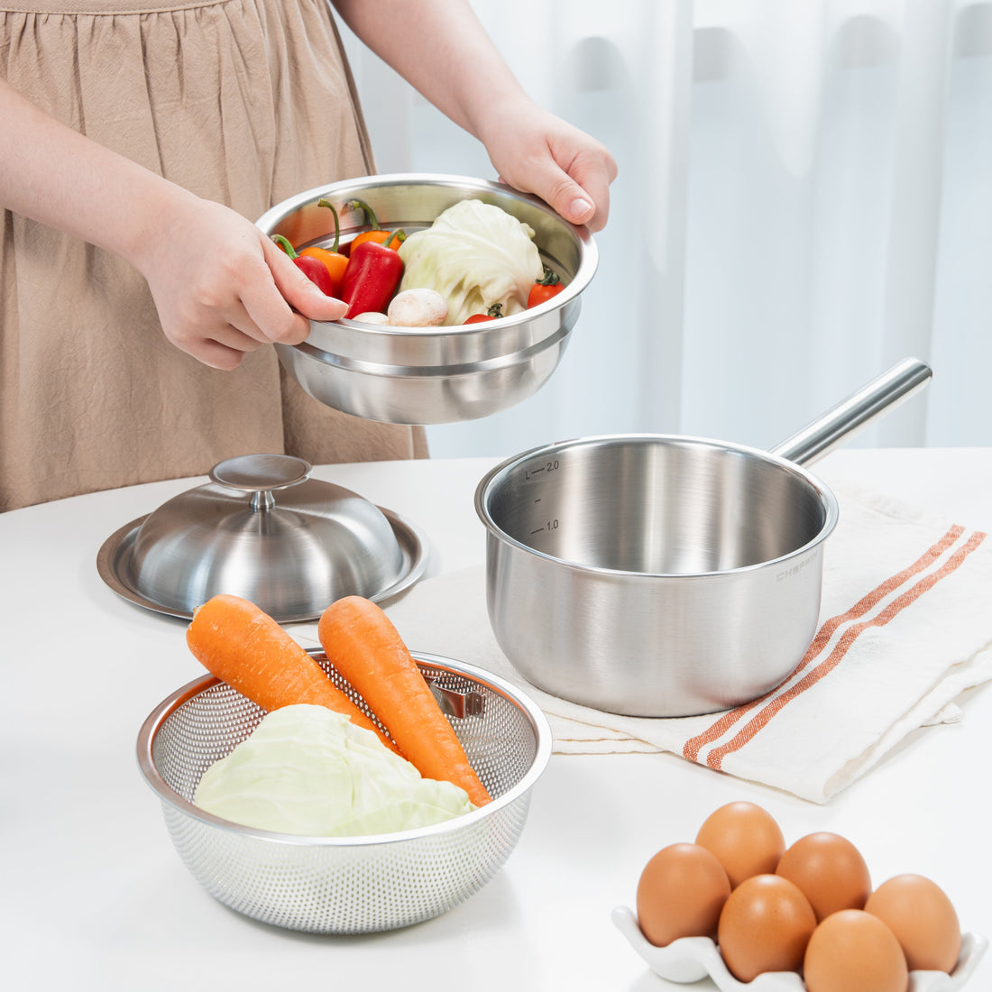 Stainless Steel Cookware for Baby Food