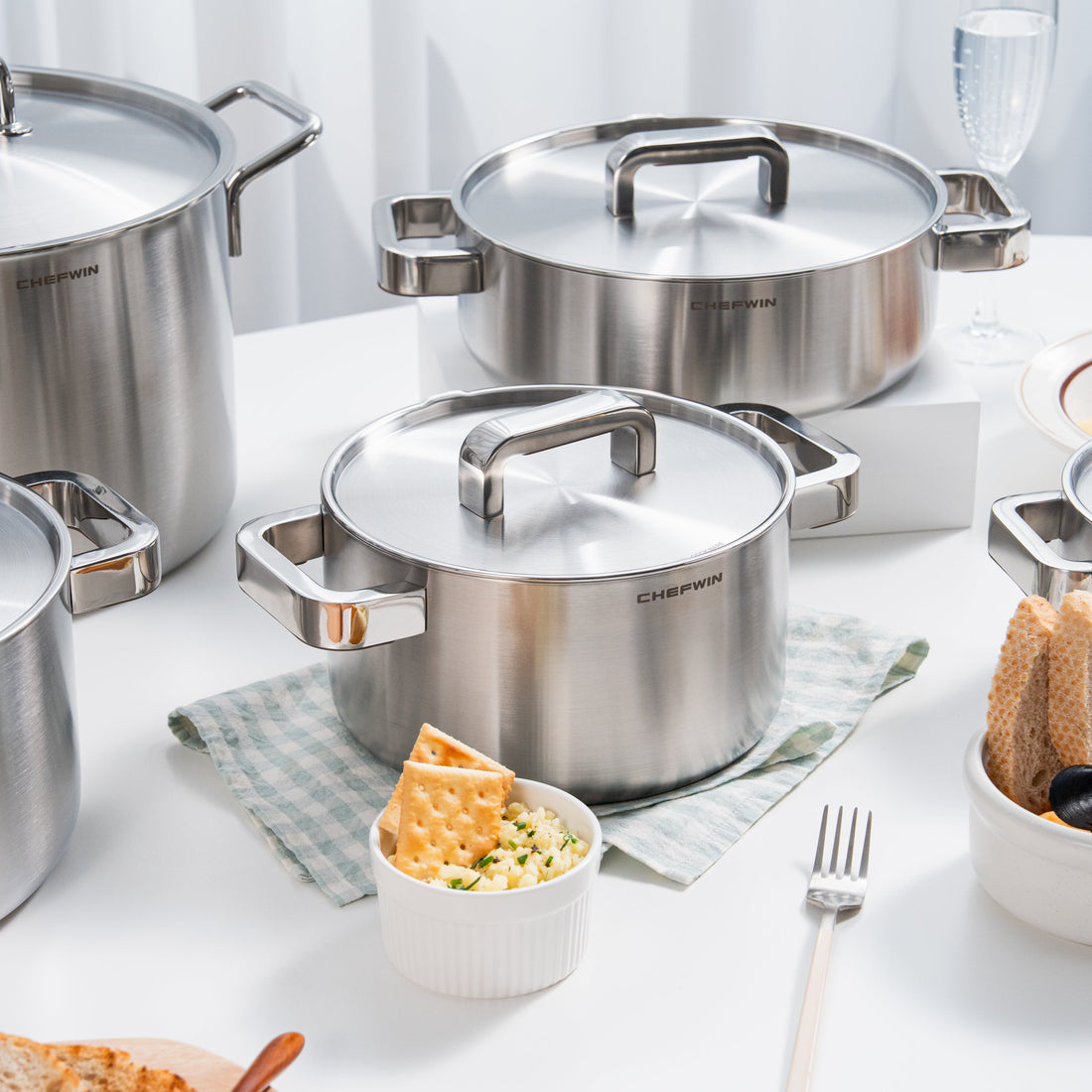 CHEFWIN 316 Stainless Steel & 5-Ply Cookware Guide