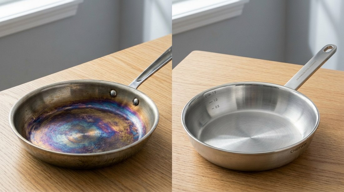 Rainbow Stains on Stainless Steel Pans: What Causes Them and How to Fix