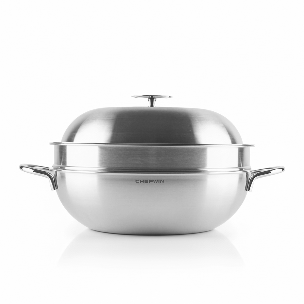 12.6-inch 316 STS Partywok