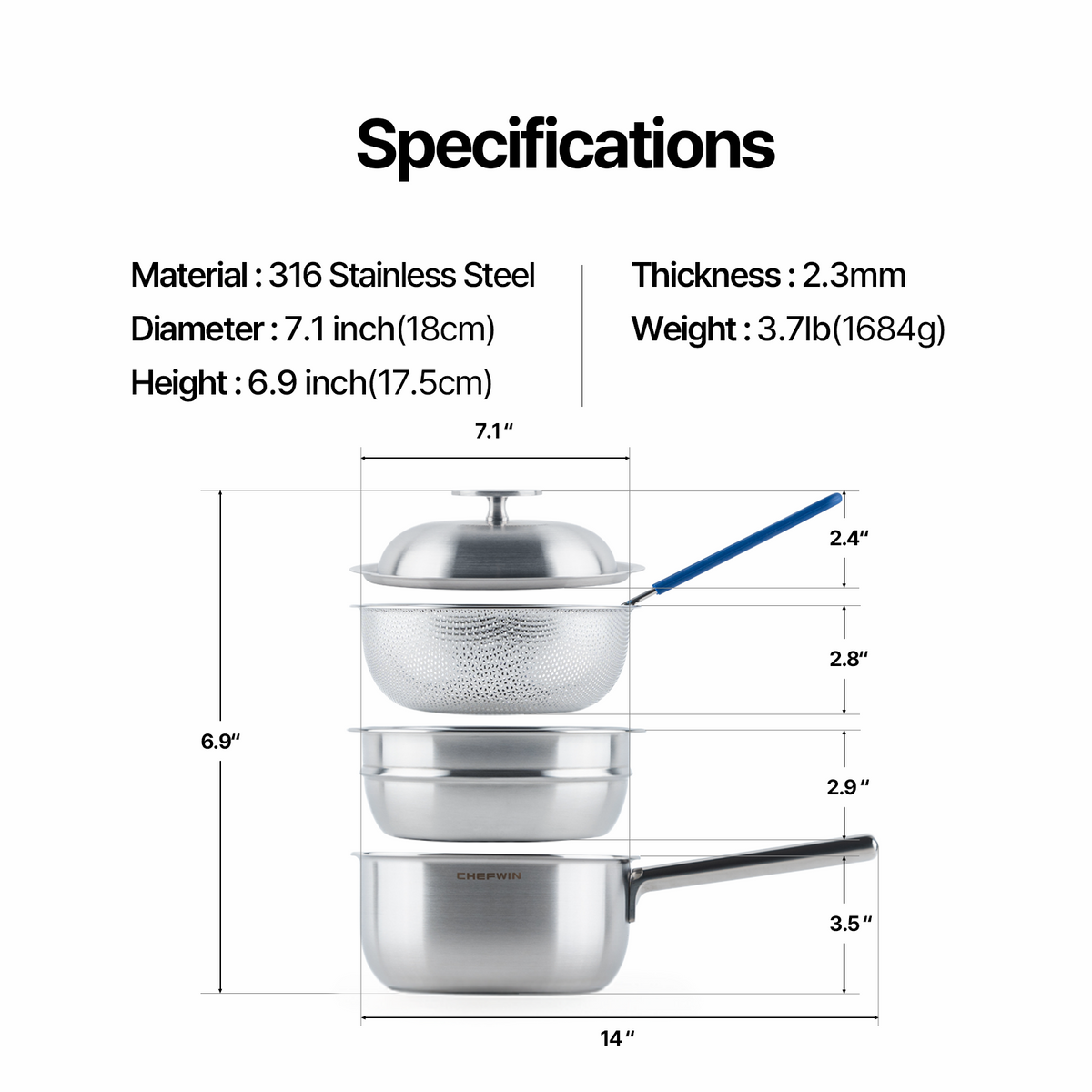 316 STS The All-In-One Smart Cooker