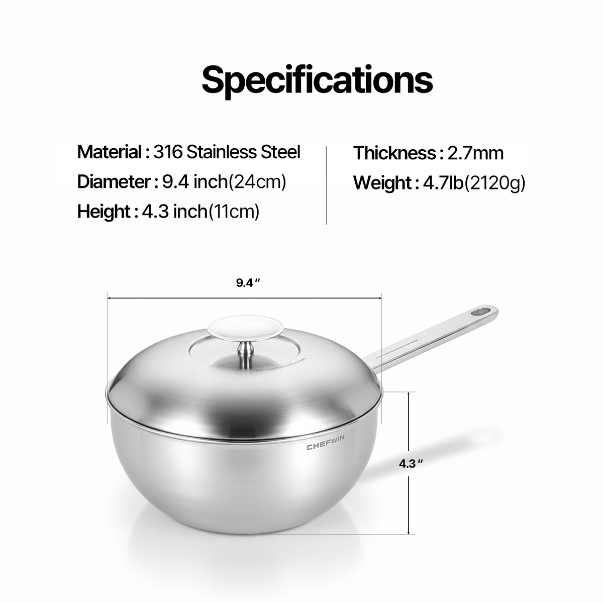 316 STS Multi-Wok 4.2 Quart