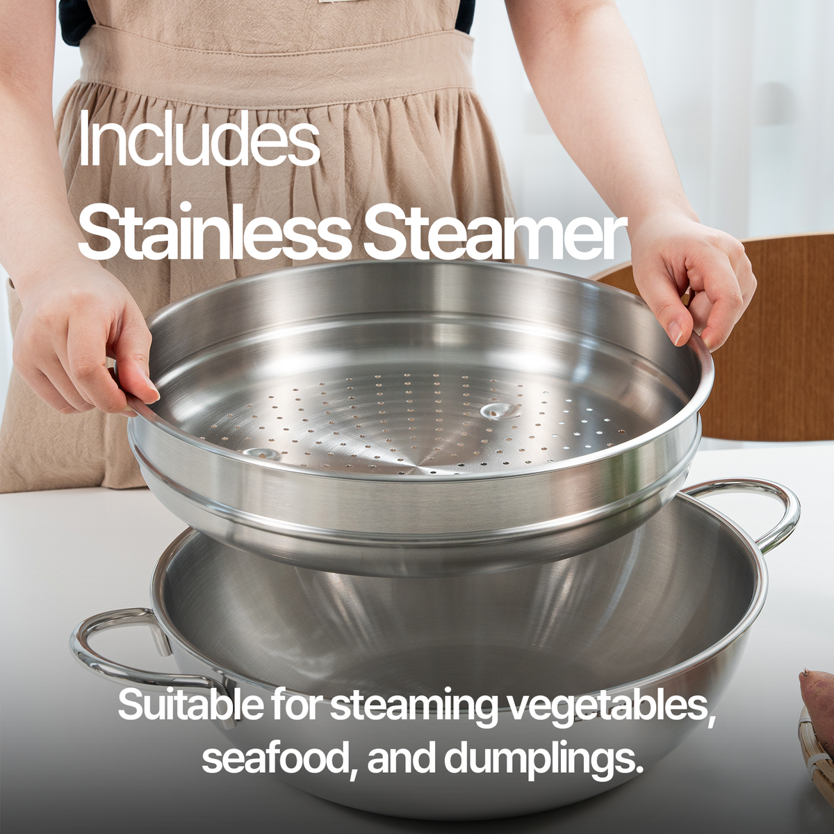 316 STS Wok & Pot Set (B)