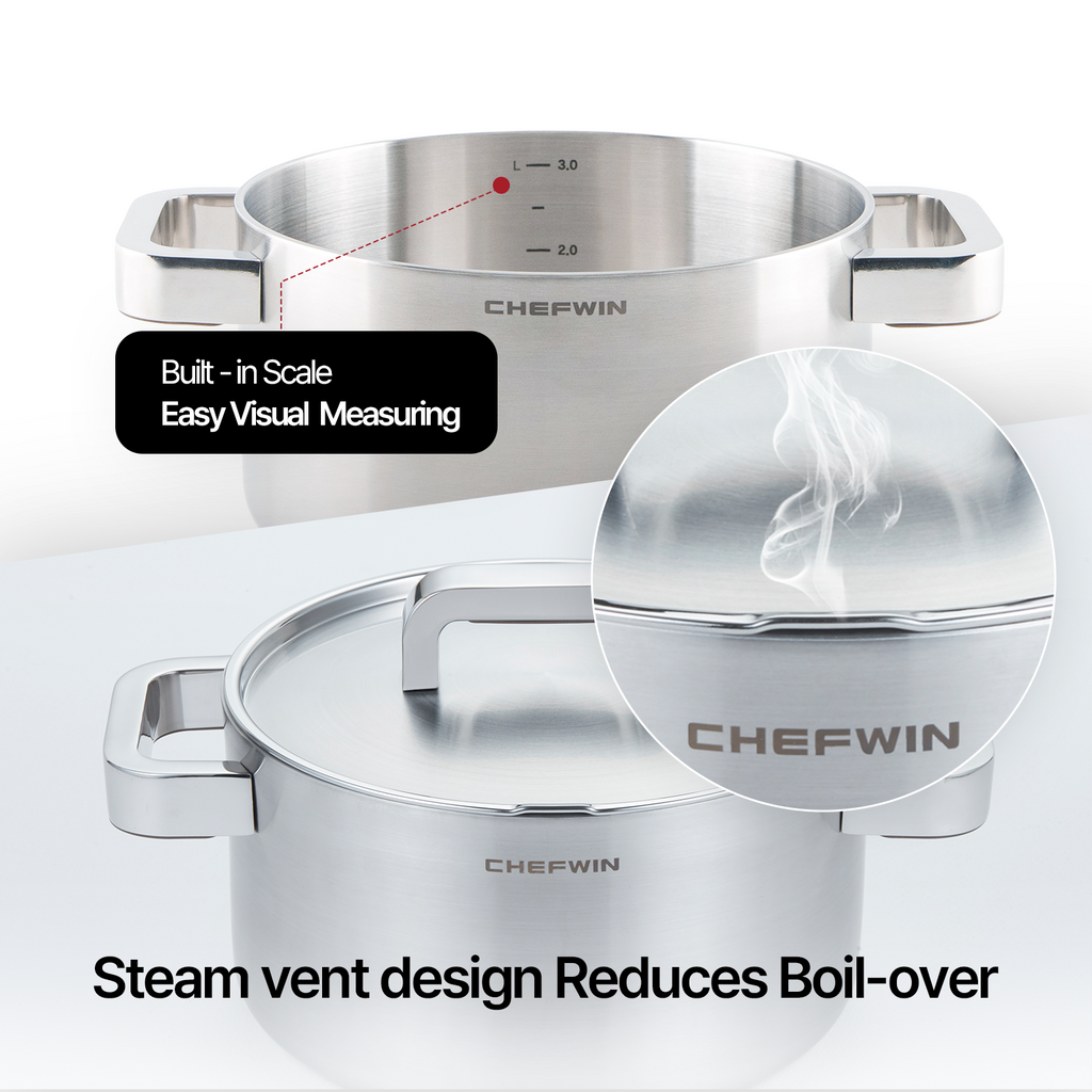 316 STS 5 Premium Pot Set