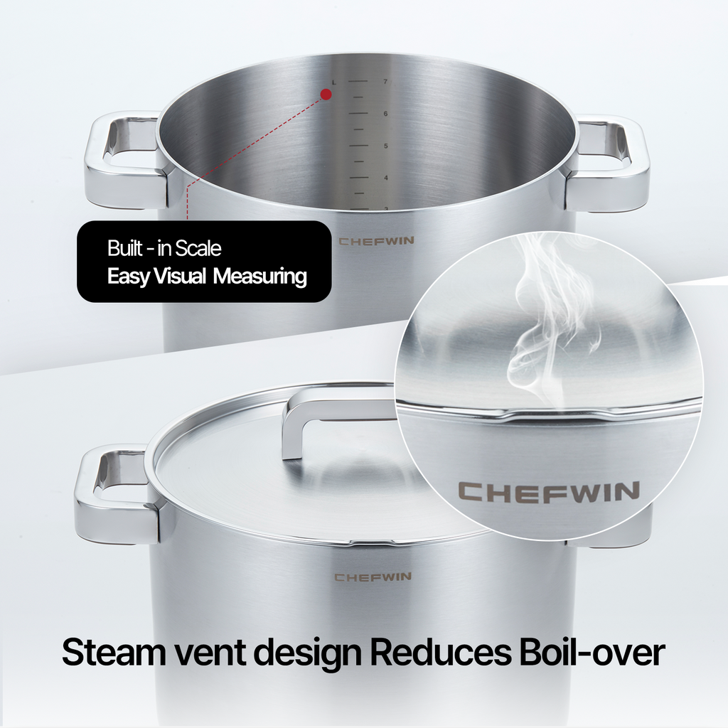 316 STS Stock Pot 8.5 Quart