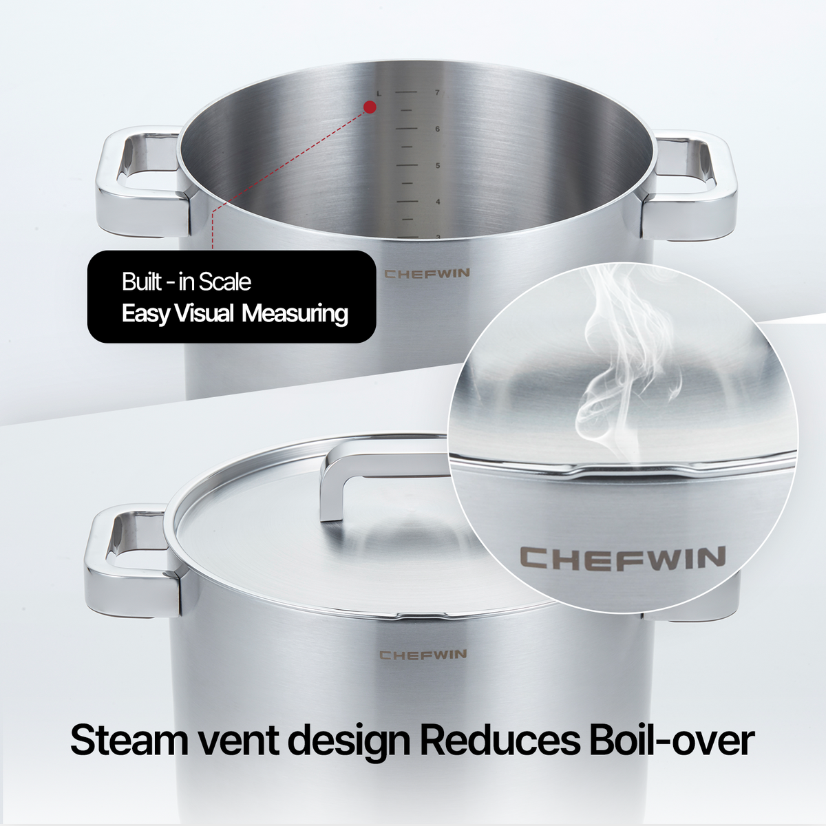 316 STS Stock Pot 8.5 Quart