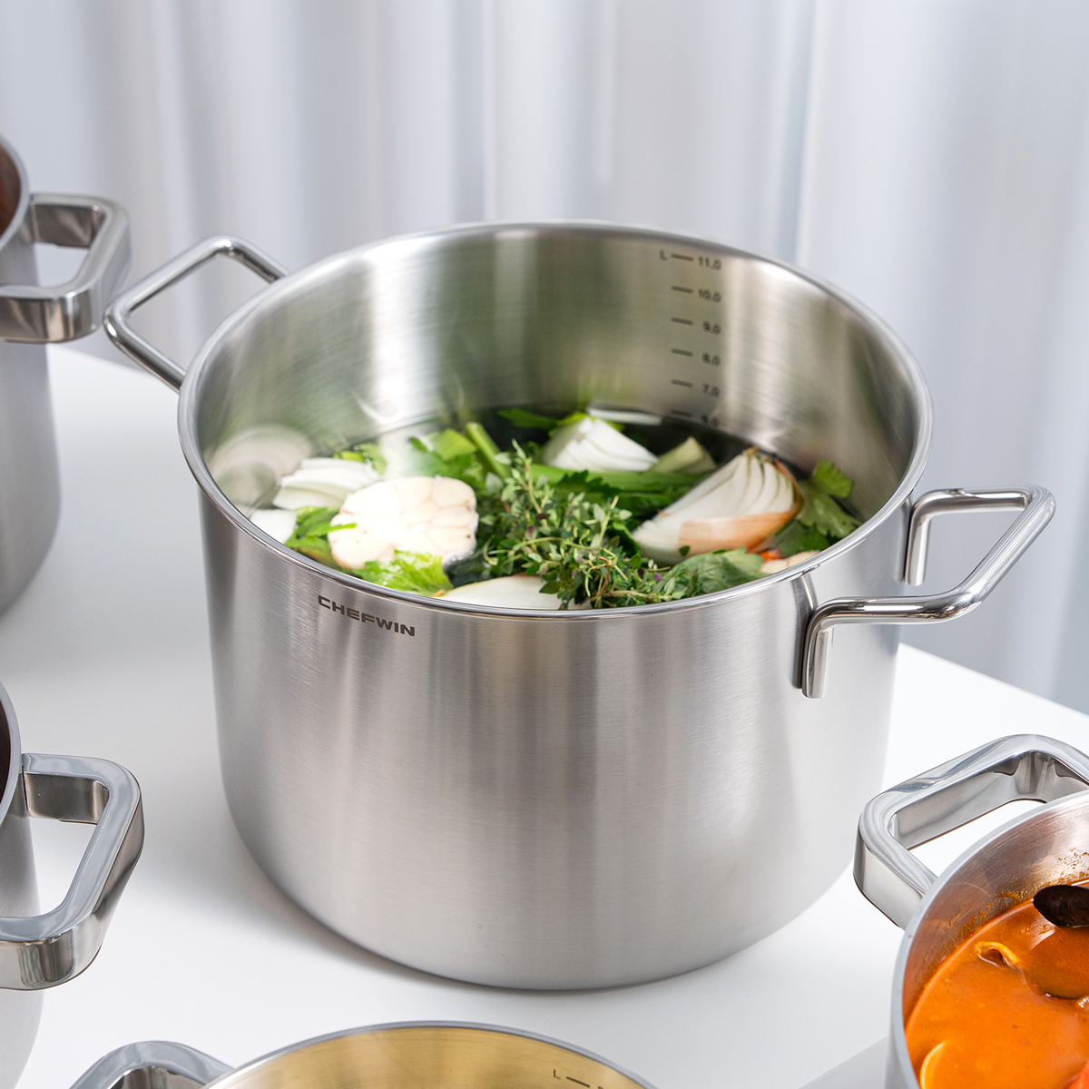 316 STS Heavy Duty Stock Pot 12.7 Quart