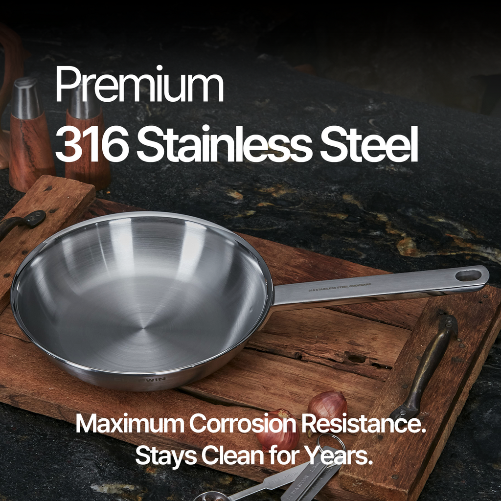 8.6-Inch 316 STS Saute Pan