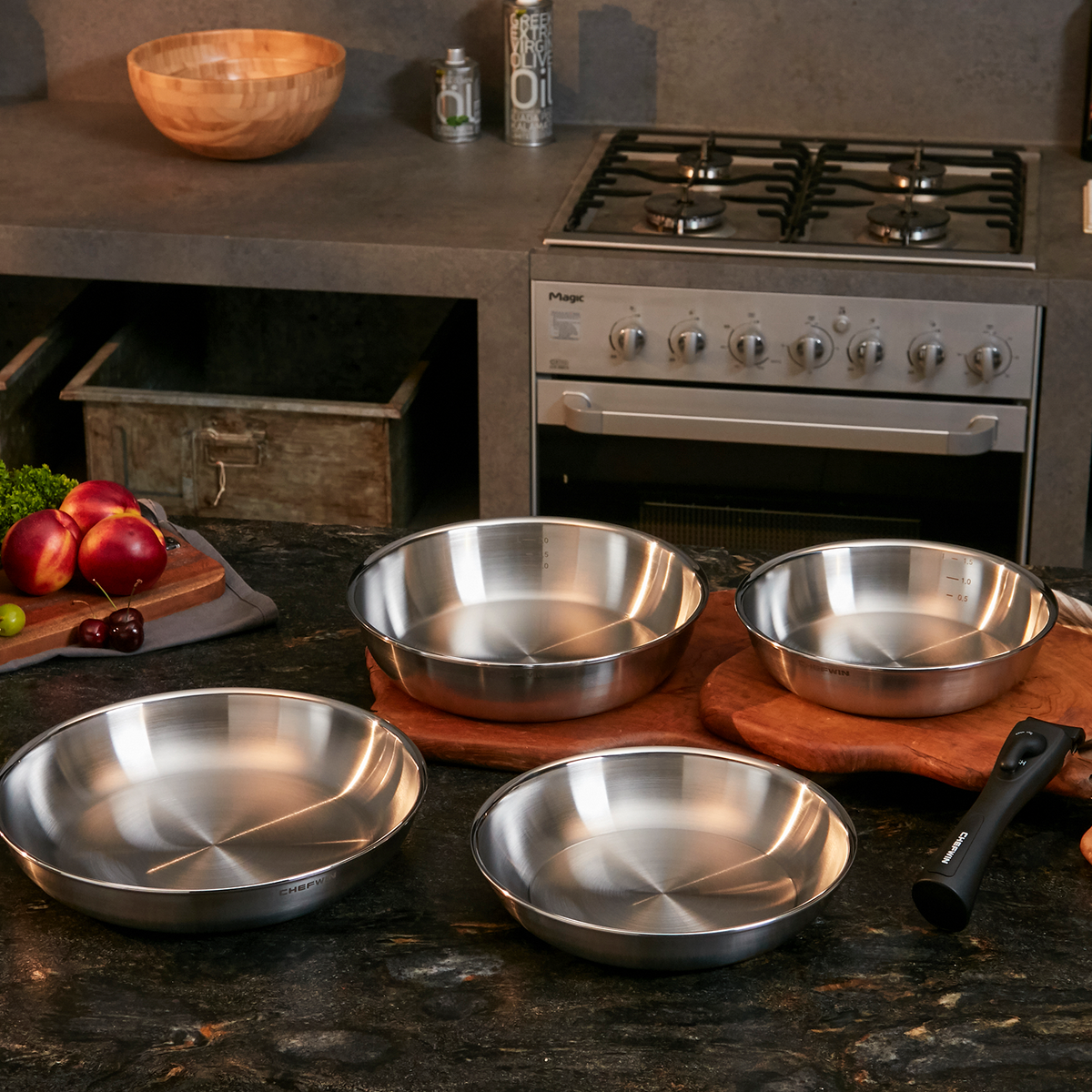 316 STS Removable Handle Cookware Collection